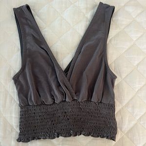 Urban Outfitters Ruched Crop Top